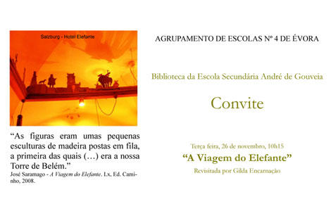 A viagem do elefante conviteD